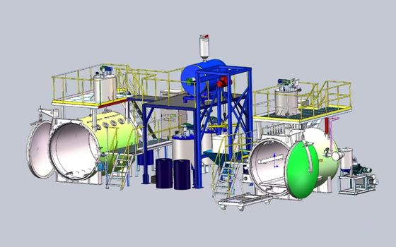Automatic Powder Mixing Vacuum Pressure Casting untuk Epoxy Resin Filler